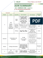 WEEK 29 - G2B - LESSON SUMMARY CCS-2.1 Level