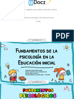 Fundamentos Psicologicos de La Educacion Inicial 255269 Downloable 3002583