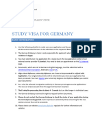 Study Visa For Germany: Information Nationales Visum STAND 03/2023