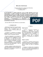 Informe Difracción e Interferencia