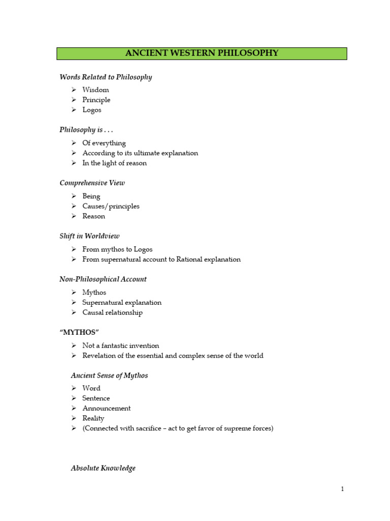 Ancient West Philo Notes Complete Pdf Socrates Plato