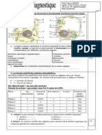 Evaluation Diagnostique SVT Deuxieme Bac Sciences PC PDF 2