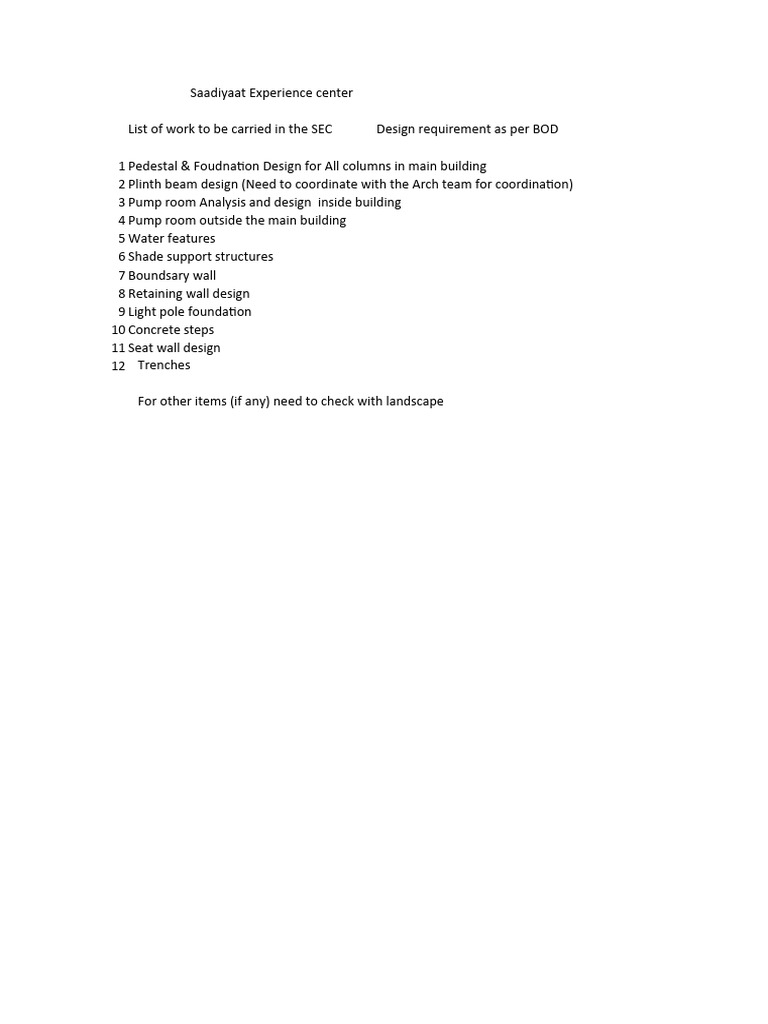 SEC Concrete Design Requirements | PDF