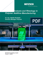 Thermal Analysis and Rheology in Polymer AM V1 2023