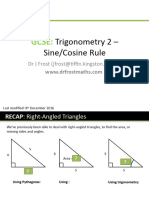 GCSE Trigonometry2SineCosineRule