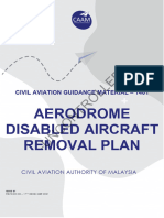 CAGM 1401 Aerodrome Disabled Aircraft Removal Plan