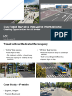 Bus Rapid Transit & Innovative Intersections - Creating Opportunities For All Modes - 2022
