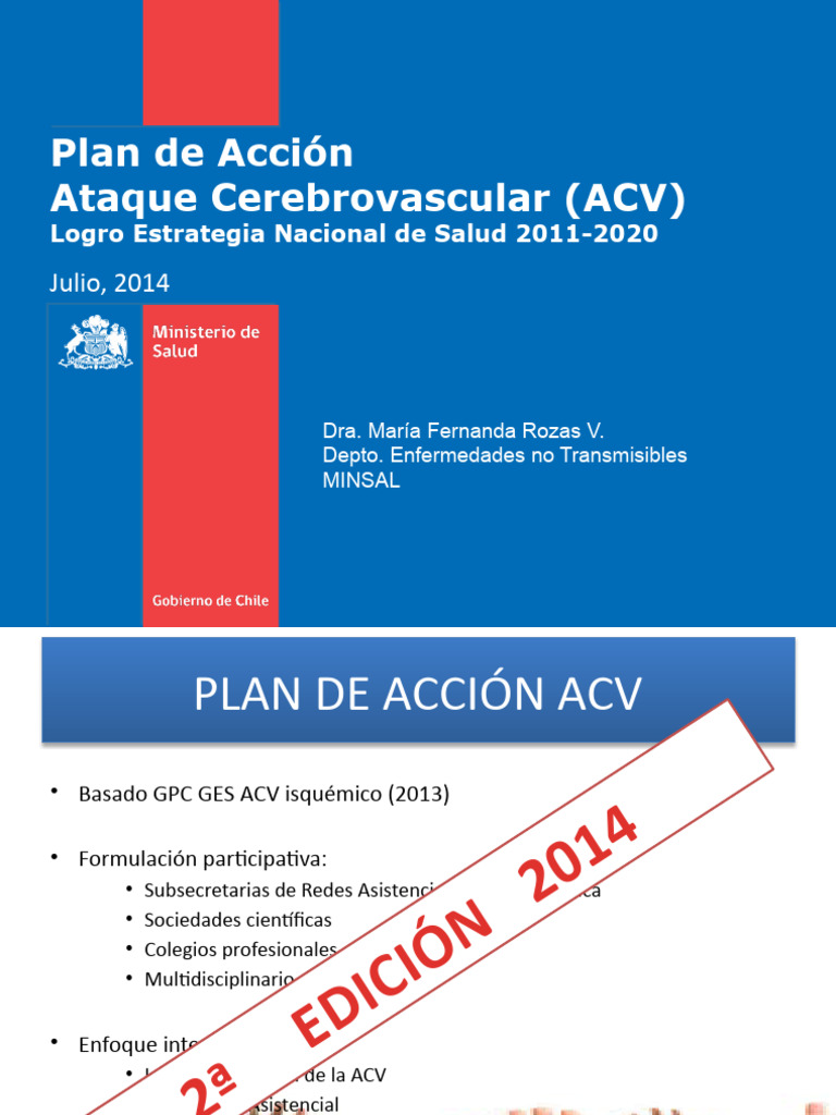 Plan de Acción para el ACV 2014 | PDF | Carrera | Hospital