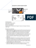 User Manual For Control Board KL261