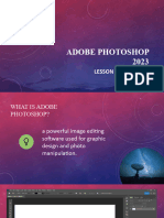 Adobe Photoshop 2023 Lesson 1
