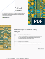 Dynamics of Political Parties in Kazakhstan (1)