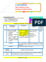 PS  25 de MARZO APRENDEMOS A REGULAR Y EXPRESAR NUESTRAS EMOCIONES