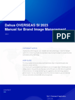 Dahua overseas SI Guideline