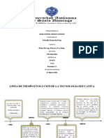 Linea de Tiempo Evolucion de La Tecnologia Educativa PDF