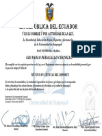 Universidad Estatal de Guayaquil - Gio Peragallo