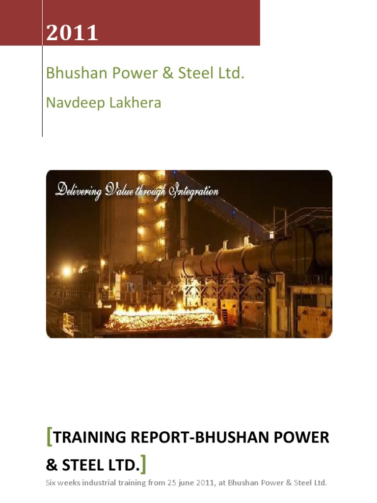 Bhushan Power & Steel Ltd. | PDF | Crane (Machine) | Rolling (Metalworking)