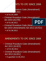 Amendments To CPC