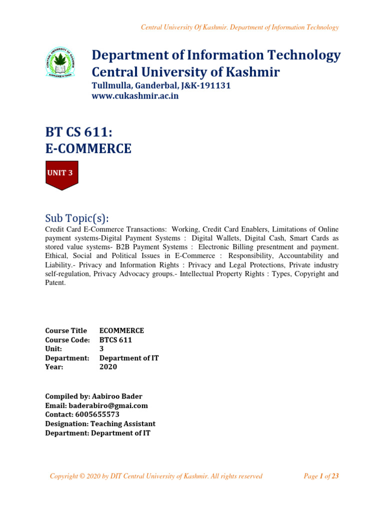 E Commers 2 Pdf Smart Card Credit Card