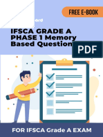 Ifsca Grade A Phase 1 Memory Based Questions