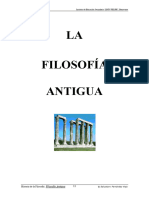 Filosofía Antigua