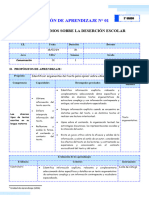 Sesión 1 - Reflexionamos Sobre La Deserción Escolar - Com 3ro