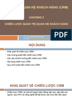 CRM. Chương 2. Chien Luoc CRM