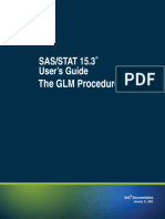 Proc GLM - Sas User Guide