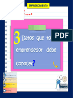 EMPRENDO - 3 Datos de Los Emprendedores