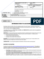 Lesson 1 - PART 1 ; INTRODUCTION TO ACCOUNTING