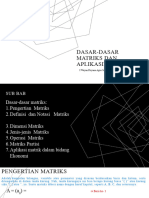 Dasar-Dasar Matriks