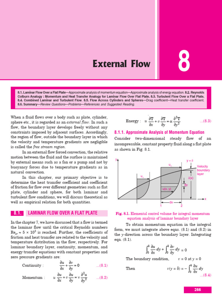 72. External Flow | PDF | Fluid Dynamics | Boundary Layer