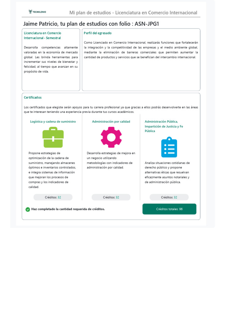 Plan de Estudios Comercio Internacional | PDF | Logística | El comercio ...