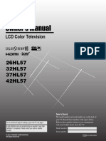 LCD Color Television: For An Overview of Steps For Setting Up Your New TV, See Page 7