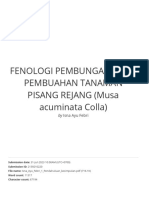 FENOLOGI PEMBUNGAAN DAN PEMBUAHAN TANAMAN PISANG REJANG (Musa Acuminata Colla) - Isna - Compressed - Compressed (1) - Compressed