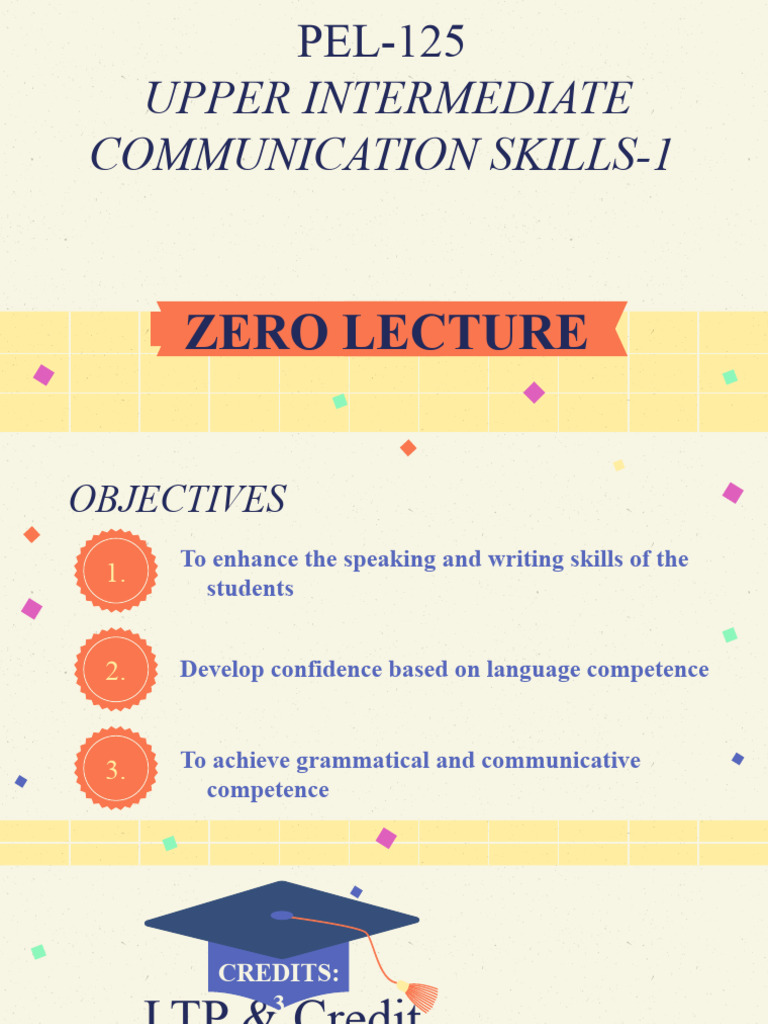 Upper Intermediate Communication Skills | PDF | Verb | Part Of Speech
