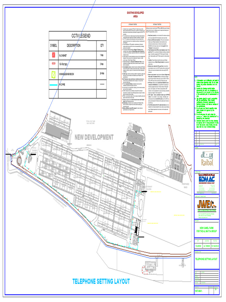 TELEPHONE SETTING LAYOUT-CAMEL FARM-Model | PDF | Fiber To The X ...