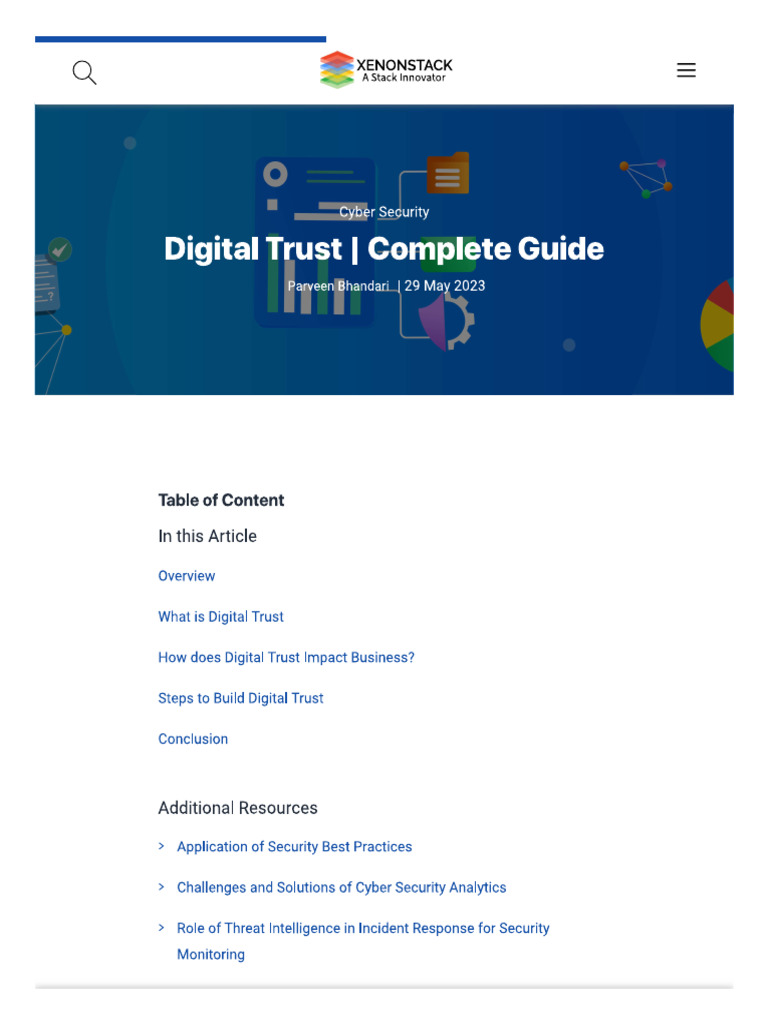 Digital Trust Pdf