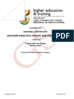 N4 Educare Didactics Theory and Practical June 2018