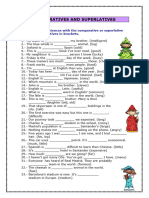 Comparatives and superlatives - stopniowanie przymiotników - cwiczenia