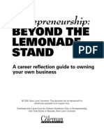 Entrepreneurship:: Beyond The Lemonade Stand