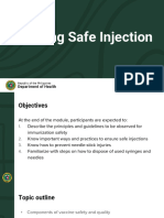 Module 4 - Ensuring Safe Injection