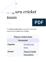 Tripura Cricket Team - Wikipedia