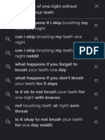 Side Effect of One Night Without Brushing Your Teeth - Google Search