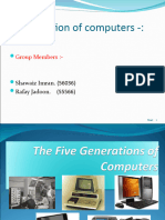 Five Generation of Computers