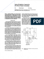 Analysis of Predictive Control For Active Power Factor Correctio