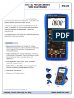 Metravi PM 29 Process Meter With Multimeter Catalogue Web