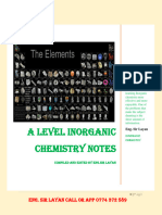 Inorganic Chemistry Note Book