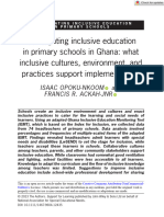 Investigating Inclusive Education