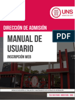 Manual Admision UNS