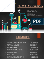 Chromatography: Presenting To: Nishat Rayhana Lecturer Univrsity of Development Alternative